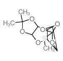 1,2-O-Isopropyliden-α-D-glucofuranose-3,5,6 Structure