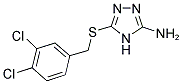 5-[(3,4-DICHLOROBENZYL)SULFANYL]-4H-1,2,4-TRIAZOL-3-AMINE structure