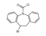 10-bromo-10,11-dihydro-dibenzo[b,f]azepine-5-carbonyl chloride Structure