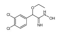 2-(3,4-Dichlorophenyl)-2-ethoxy-N1-hydroxyacetamidine structure