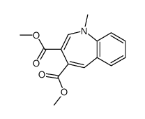 1-Methyl-1H-1-benzazepine-3,4-dicarboxylic acid dimethyl ester structure