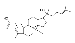 3-[3-(2-羟基-6-甲基-5-庚烯-2-基)-7-异丙烯基-6,9A,9B-三甲基十二氢-1H-环戊二烯并[a]萘-6-基]丙酸图片