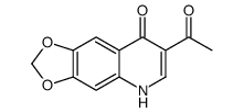 7-acetyl-5H-[1,3]dioxolo[4,5-g]quinolin-8-one结构式