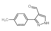 3-P-TOLYL-1H-PYRAZOLE-4-CARBALDEHYDE structure