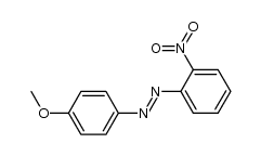 4-(2-nitrophenylazo)-anisole Structure