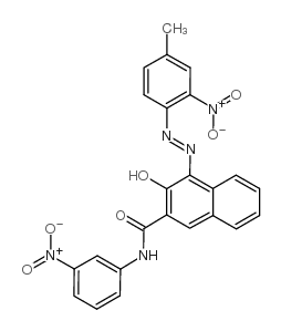 3-hydroxy-4-[(4-methyl-2-nitrophenyl)azo]-N-(3-nitrophenyl)naphthalene-2-carboxamide Structure