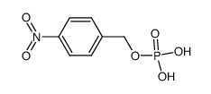 phosphoric acid mono-(4-nitro-benzyl) ester Structure