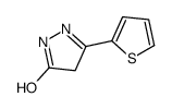 5-THIOPHEN-2-YL-2,4-DIHYDRO-PYRAZOL-3-ONE结构式