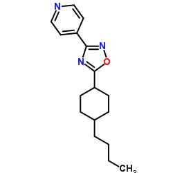 4-[5-(4-Butylcyclohexyl)-1,2,4-oxadiazol-3-yl]-pyridinehydrochloride Structure