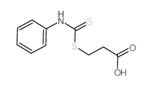 Propanoic acid,3-[[(phenylamino)thioxomethyl]thio]- picture