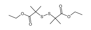 tetramethyl-3,4-dithia-adipic acid diethyl ester Structure