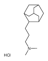 (3-Adamantan-2-yl-propyl)-dimethyl-amine; hydrochloride结构式