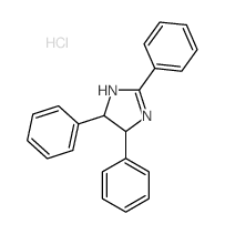 2,4,5-triphenyl-4,5-dihydro-1H-imidazole Structure