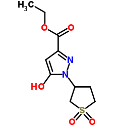 3-Ethoxycarbonyl-5-hydroxy-1-sulfolanylpyrazole picture