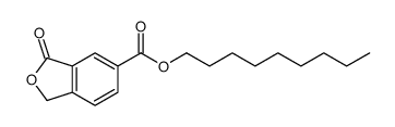 3-Oxo-1,3-dihydro-5-isobenzofurancarboxylic acid nonyl ester Structure