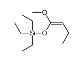 triethyl(1-methoxybut-1-enoxy)silane Structure