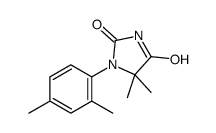 1-(2,4-dimethylphenyl)-5,5-dimethylimidazolidine-2,4-dione结构式