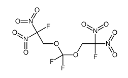 2-[difluoro-(2-fluoro-2,2-dinitroethoxy)methoxy]-1-fluoro-1,1-dinitroethane结构式