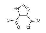 1H-Imidazole-4,5-dicarbonyldichloride(9CI) Structure