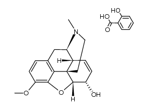 (-)-codeine, salicylate Structure