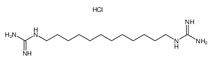 1,1'-dodecamethylenediguanidinium dichloride Structure