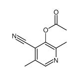 3-Acetoxy-4-cyano-2,5-dimethylpyridine结构式