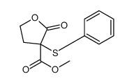 methyl 2-oxo-3-phenylsulfanyloxolane-3-carboxylate Structure