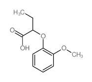 2-(2-methoxyphenoxy)butanoic acid structure