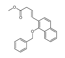 methyl 4-(1-phenylmethoxynaphthalen-2-yl)but-3-enoate Structure