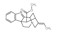 Akuammiline, deacetyldeformo- Structure