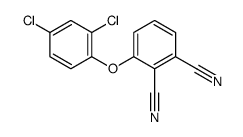 3-(2,4-dichlorophenoxy)benzene-1,2-dicarbonitrile Structure