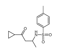 N-(4-cyclopropyl-4-oxobutan-2-yl)-4-methylbenzenesulfonamide Structure