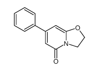 7-phenyl-2,3-dihydro-[1,3]oxazolo[3,2-a]pyridin-5-one结构式