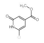 methyl 2-chloro-6-oxo-1H-pyridine-4-carboxylate structure