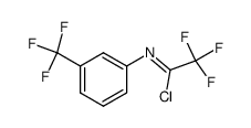 2,2,2-trifluoro-N-(3-(trifluoromethyl)phenyl)acetimidoyl chloride结构式