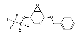 benzyl 2,3-anhydro-4-triflyl-β-L-ribopyranoside Structure