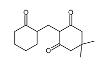 5,5-dimethyl-2-[(2-oxocyclohexyl)methyl]cyclohexane-1,3-dione Structure