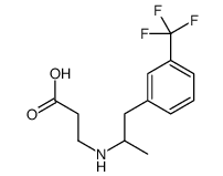 3-[1-[3-(trifluoromethyl)phenyl]propan-2-ylamino]propanoic acid结构式