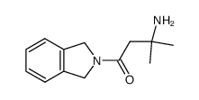 3-AMINO-1-(ISOINDOLIN-2-YL)-3-METHYLBUTAN-1-ONE Structure