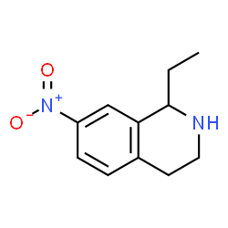 Isoquinoline, 1-ethyl-1,2,3,4-tetrahydro-7-nitro- (9CI)结构式