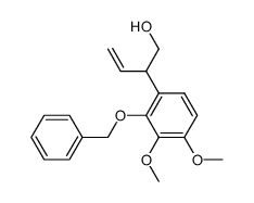 β-ethenyl-3,4-dimethoxy-2-(phenylmethoxy)benzeneethanol结构式