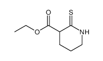 Ethyl 2-thioxopiperidine-3-carboxylate结构式