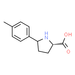 Proline, 5-(4-methylphenyl)- (9CI)结构式