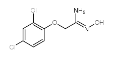 2-(2,4-二氯苯氧基)乙酰胺肟结构式