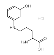 L-Ornithine,N5-(3-hydroxyphenyl)-, dihydrochloride (9CI)结构式