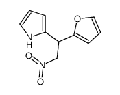 2-[1-(furan-2-yl)-2-nitroethyl]-1H-pyrrole Structure