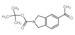 2-BOC-5-ACETYL-ISOINDOLINE Structure