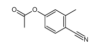 4-acetoxy-2-methyl-benzonitrile Structure