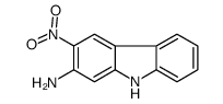 3-nitro-9H-carbazol-2-amine结构式