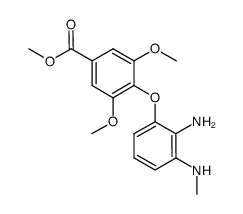 methyl 4-(2-amino-3-(methylamino)phenoxy)-3,5-dimethoxybenzoate Structure